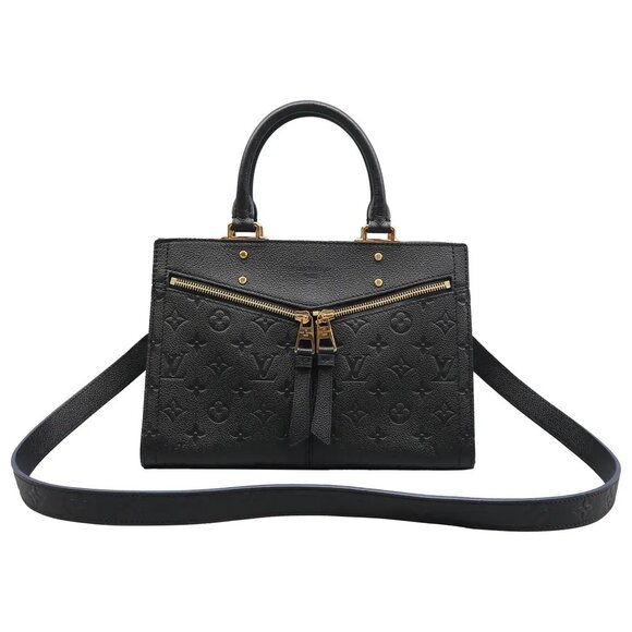 Louis Vuitton Handbags - 100% Authentic Louis Vuitton Sully Black Monogram Leather Satchel